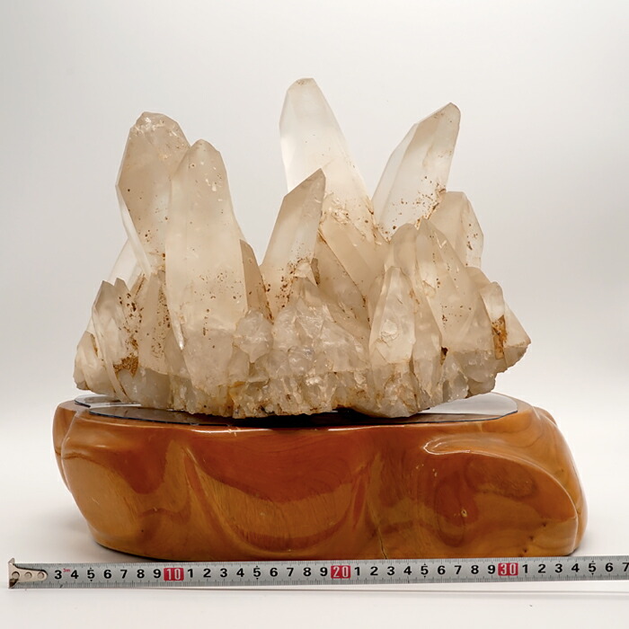 国産水晶のクラスター オブジェ 国産水晶のクラスター オブジェ 【公式