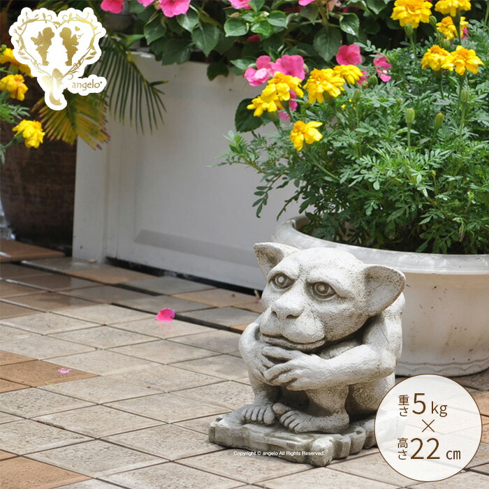 楽天市場】即納 英国製【ビッグイヤー ガーゴイル】ストーン置物【送料