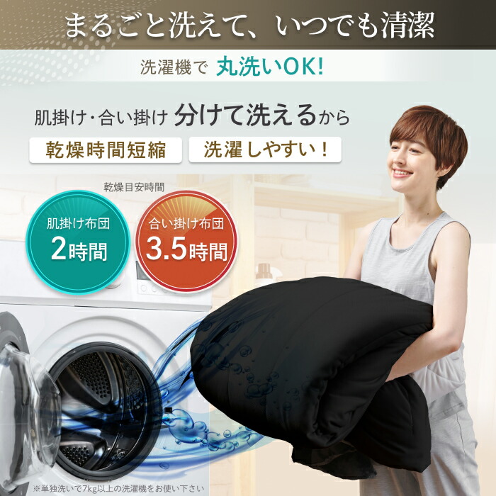 楽天市場】【20%OFF】 GOKUMIN 掛け布団 2枚合わせ シングル 150×210cm