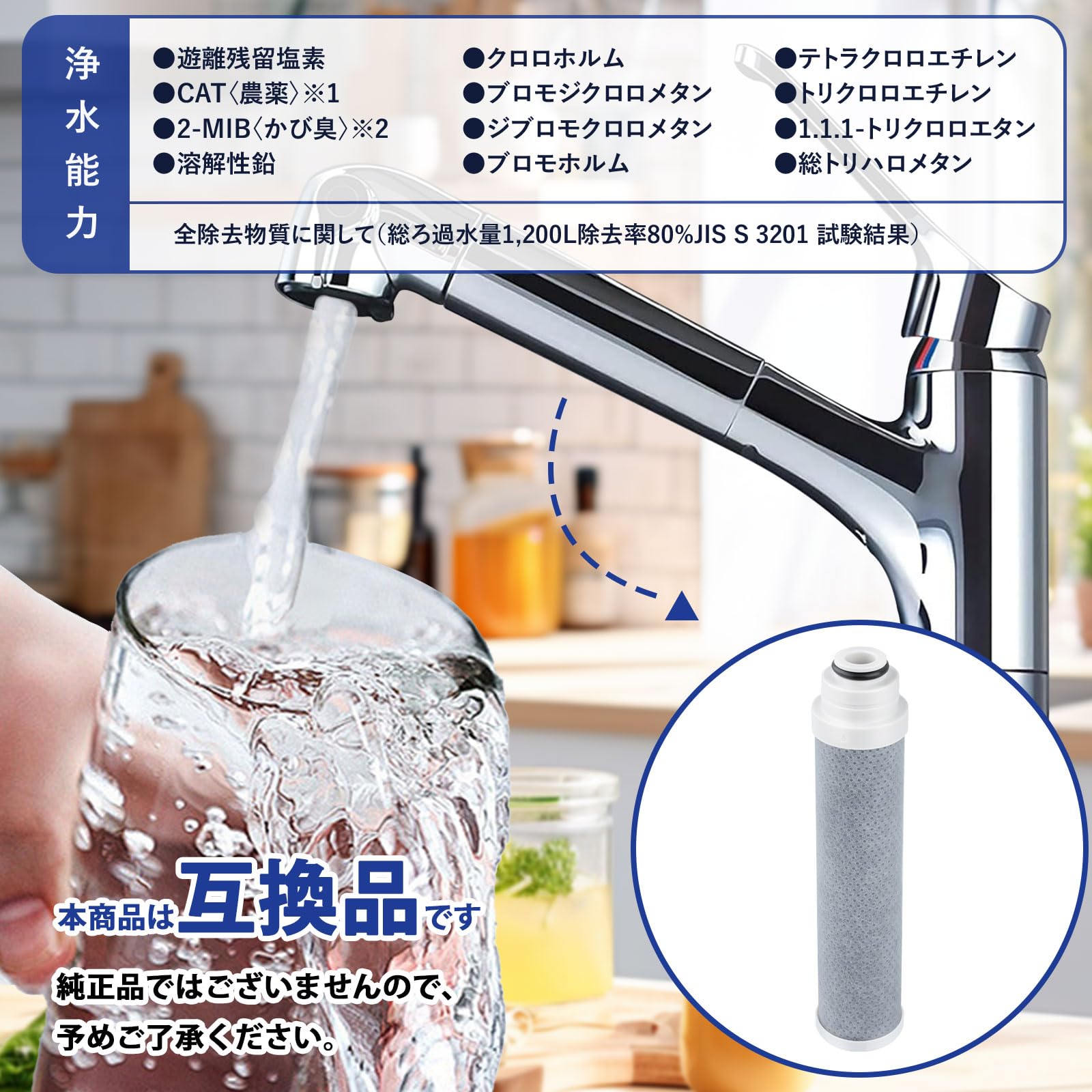 楽天市場】【送料無料】タカギ互換用 JC0036UG 浄水器用カートリッジ