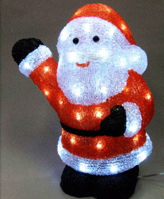 楽天市場】【イルミネーション】LED シンプルサンタ【サンタクロース