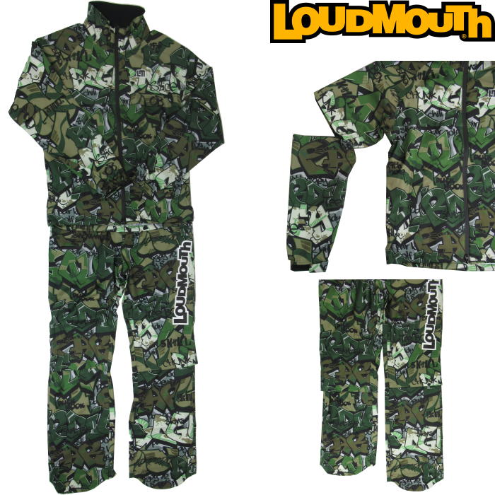 楽天市場】LOUDMOUTH ラウドマウス レインウェア 上下セット 761-990