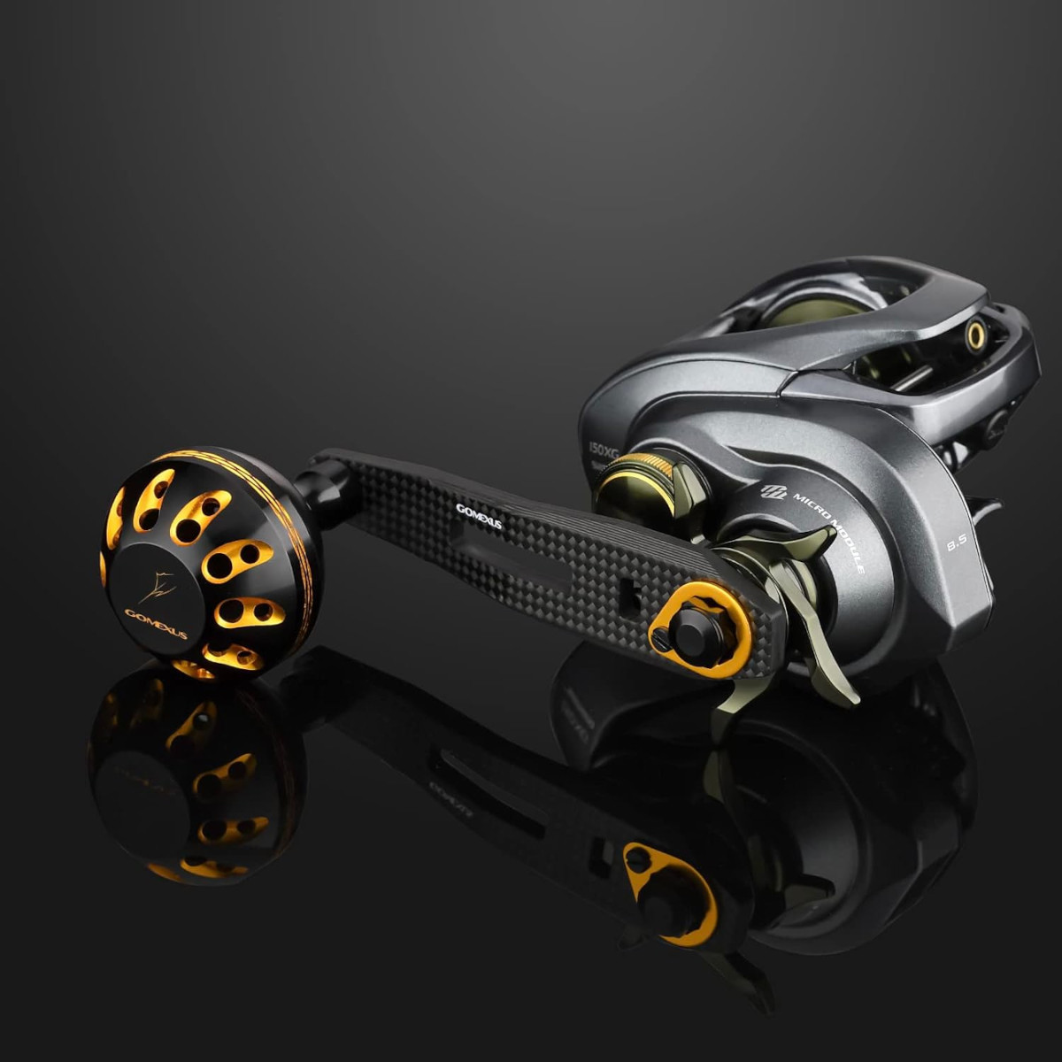 楽天市場】【送料無料】 ゴメクサス パワー ハンドル リール カスタム