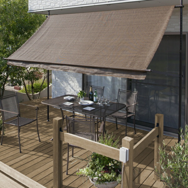 楽天市場】つっぱり カーテンレール（日よけ・シェード｜エクステリア