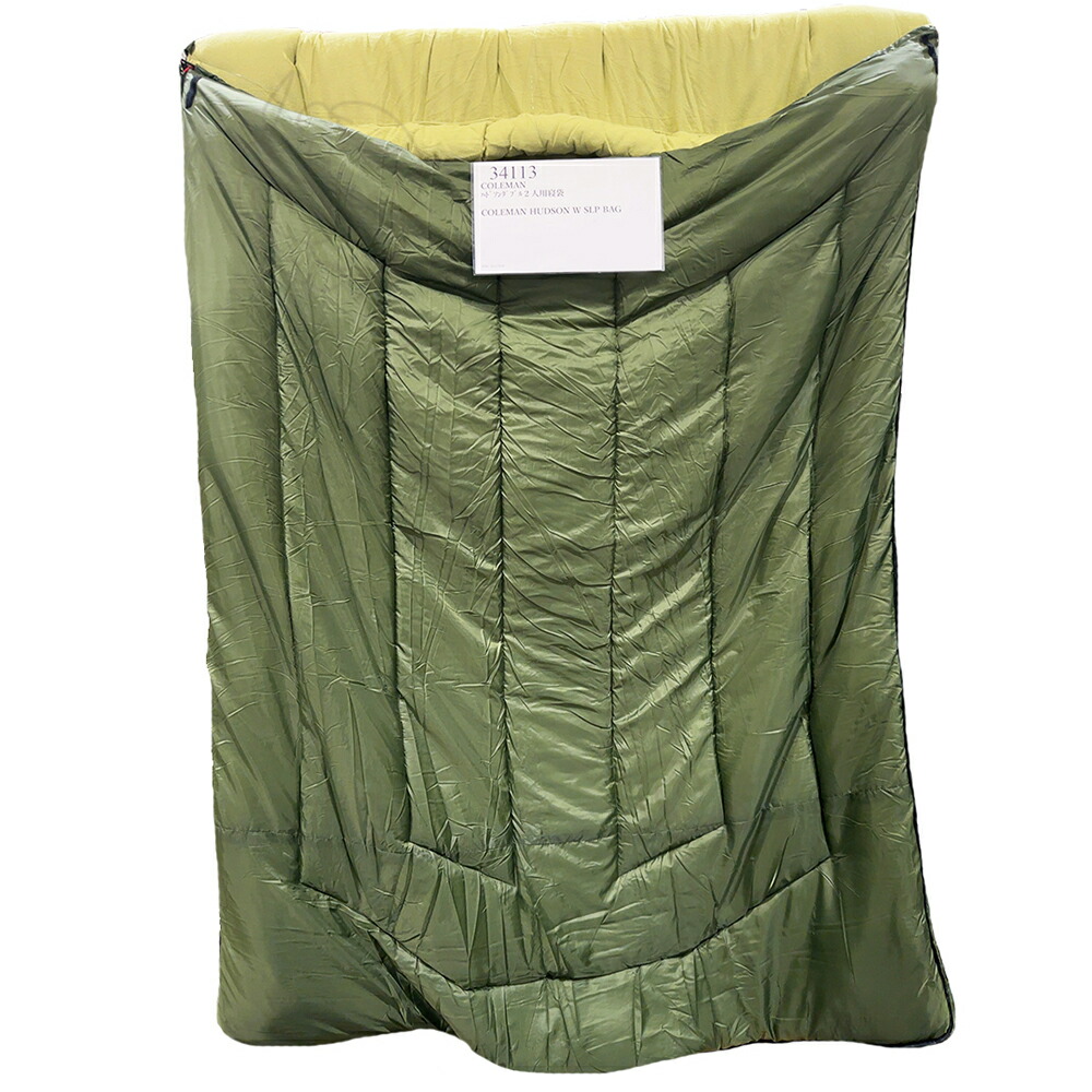 楽天市場】コールマン ハドソンダブル2人用寝袋 最低使用温度 -13