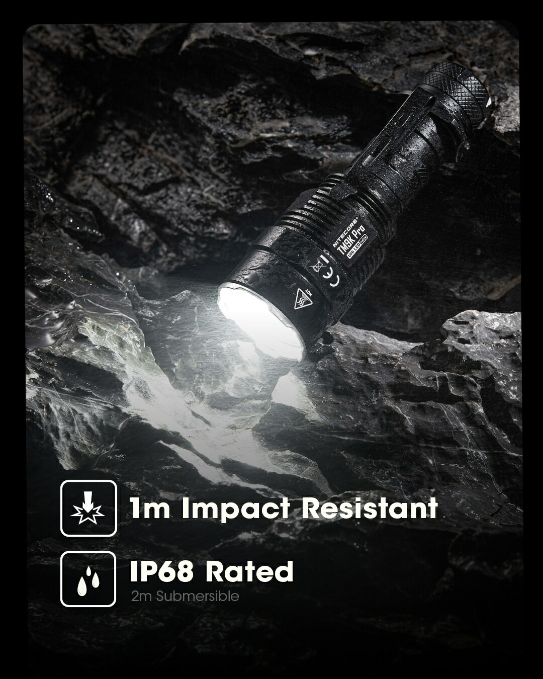 楽天市場】Nitecore TM9K Pro 高出力 タクティカルフラッシュライト