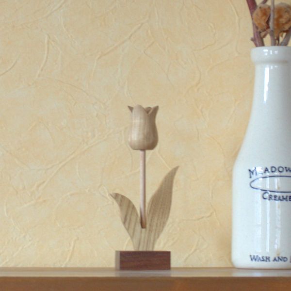 楽天市場】チューリップ オブジェ 全5種類 : 家具・木製品 はーとぼっ
