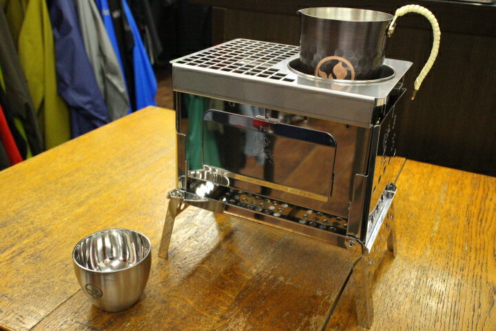 楽天市場】笑's コンパクト焚き火グリル B-6君カン(燗)グリル・4点