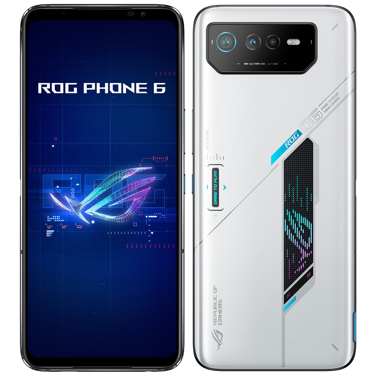 楽天市場】ASUS ROG Phone 6 ストームホワイト 12GB 256GB ［SIM