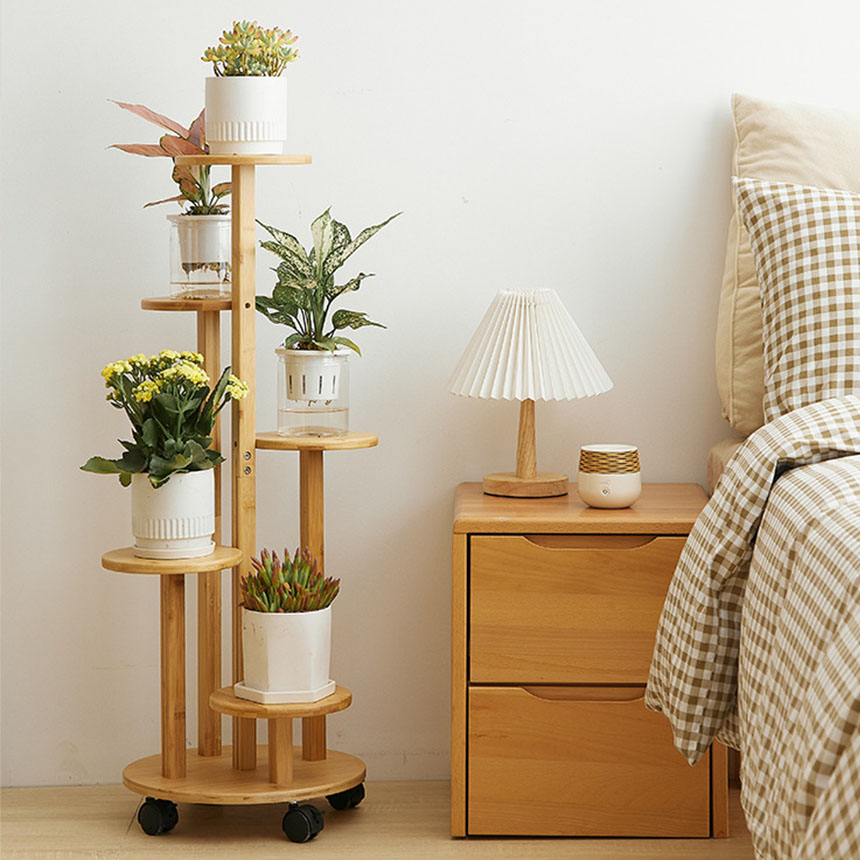 楽天市場】☆スーパーセール！ポイント5倍☆フラワースタンド 竹素材