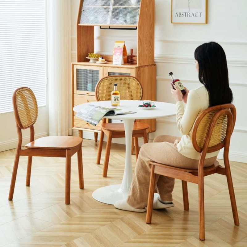 楽天市場】【5年保証】【完成品】ダイニングチェア ラタンチェア 椅子