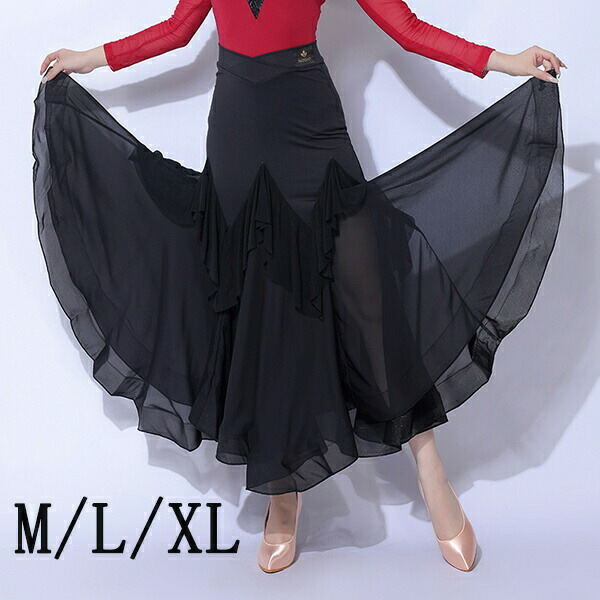 楽天市場】社交ダンス スカート(単品) 社交ダンス衣装 初心者 練習着
