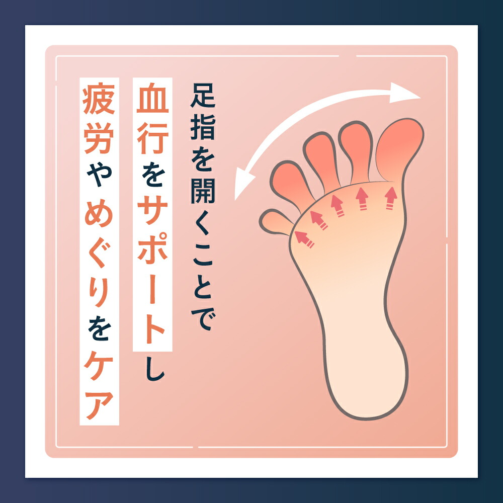 楽天市場】メディカル磁気5本指ソックス hogu sleep by RAKUNA