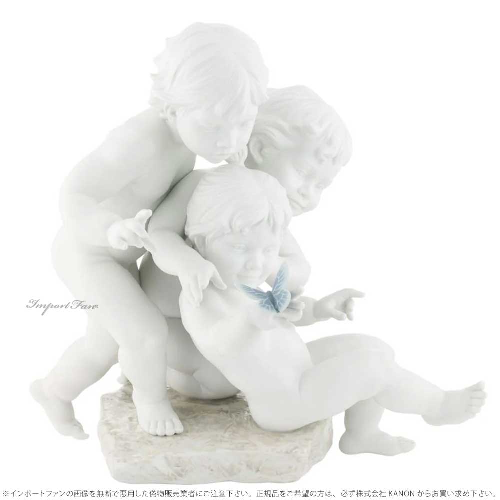 楽天市場】リヤドロ 子供の好奇心 蝶 01009174 LLADRO CHILDREN'S
