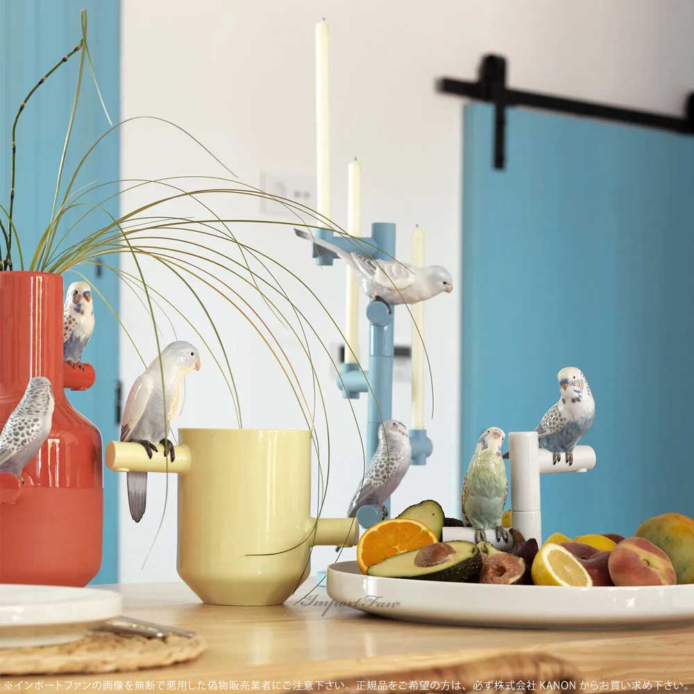 楽天市場】リヤドロ 楽しくおしゃべり トレー 皿 インコ 鳥 置物