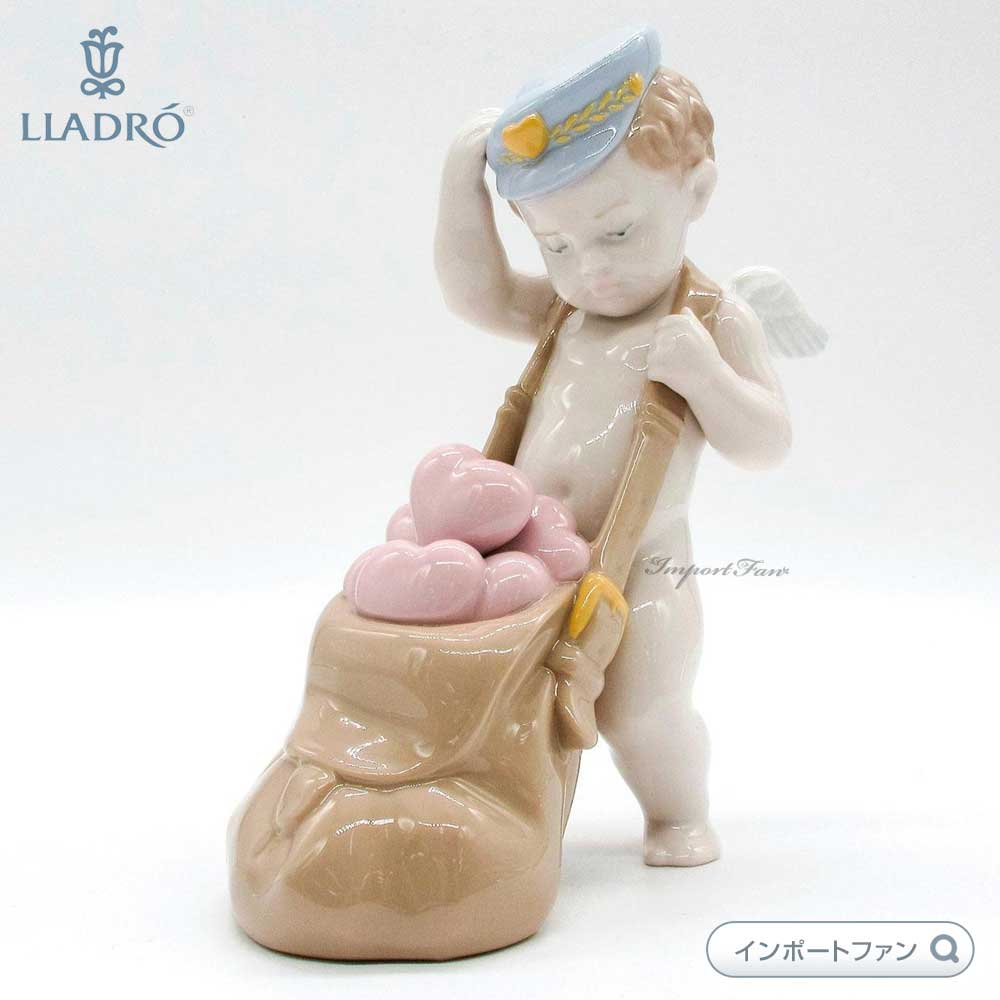 楽天市場】リヤドロ ハートがいっぱい 天使 少年 配達 01006830 LLADRO
