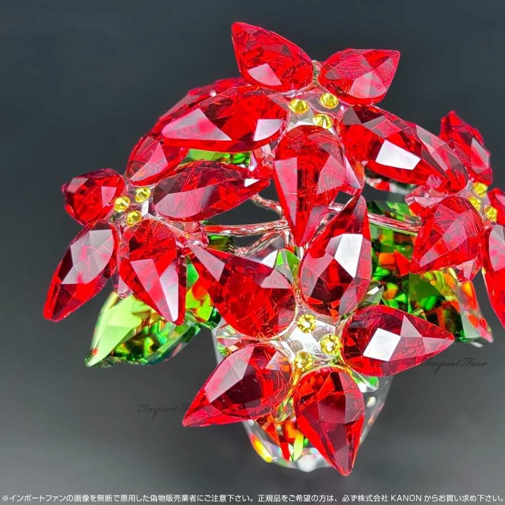 楽天市場】スワロフスキー ポインセチア ラージサイズ 花 クリスマス