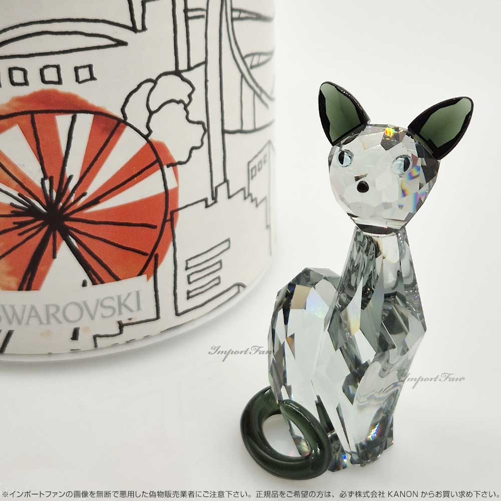 楽天市場】スワロフスキー ラブロッツ 猫 イネス ネコ 995008