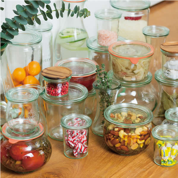 楽天市場】WECK MOLD SHAPE ガラスキャニスター ウェック 750ml （WE