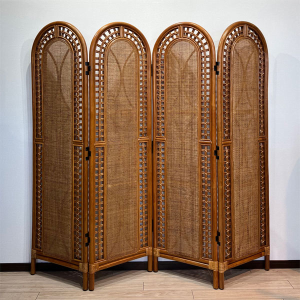 楽天市場】パーテーション ラタン パーティション 籐 衝立 おしゃれ