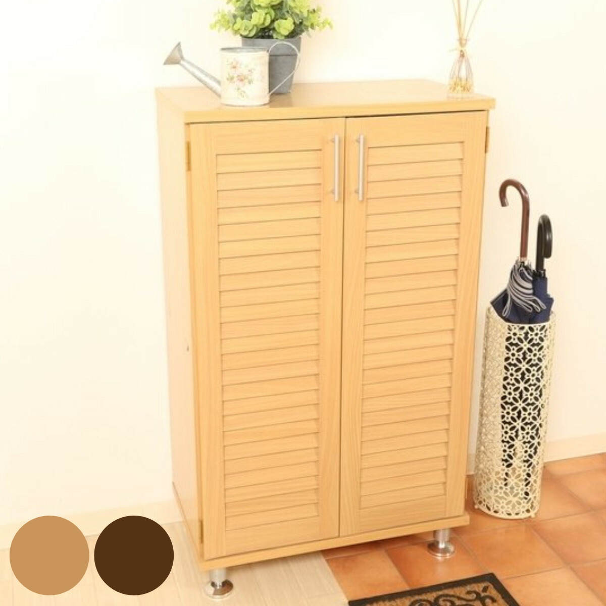 楽天市場】下駄箱 ルーバーシューズボックス 幅60cm 幅90.5cm 組立品