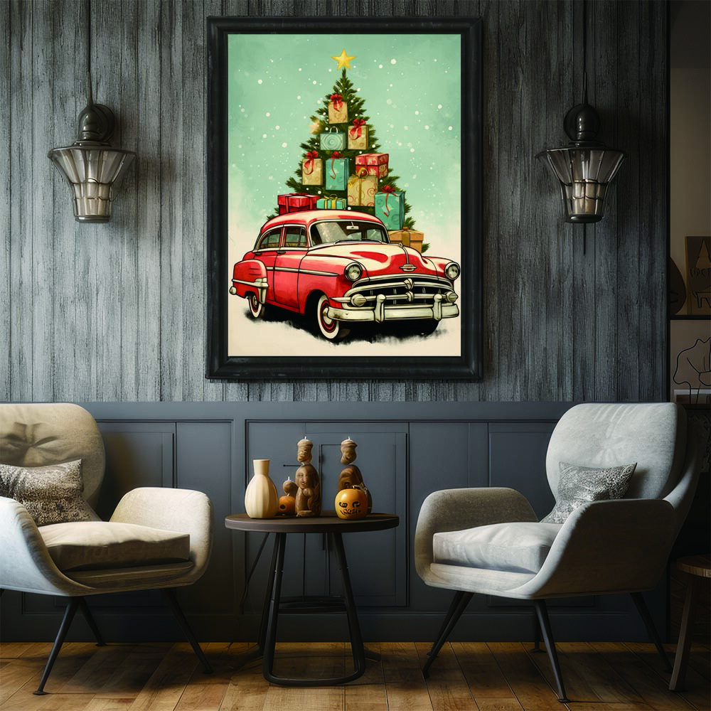 楽天市場】クリスマスポスター Christmas ウォールアート ホリデー