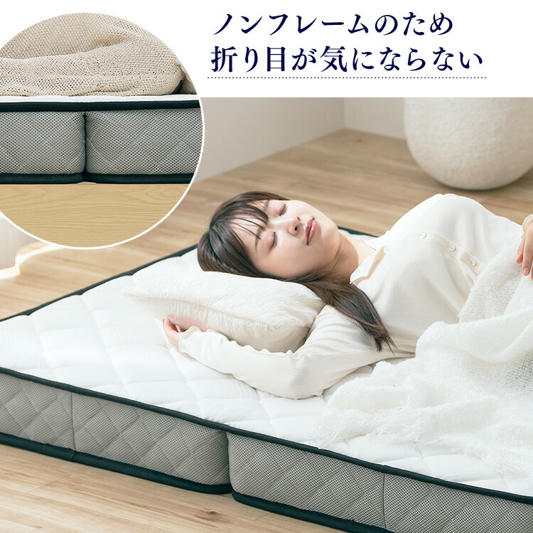 楽天市場】＼11％OFF／マットレス 三つ折り シングル 厚さ11cm