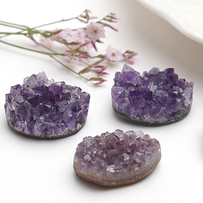 楽天市場】【ミニクラスター】ブラジル産アメジスト 原石結晶 天然石