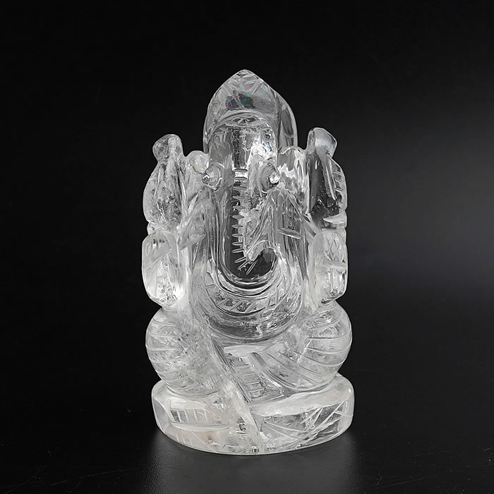 楽天市場】【一点物】ガネーシャ ヒマラヤ水晶 約78mm 手彫り置き石