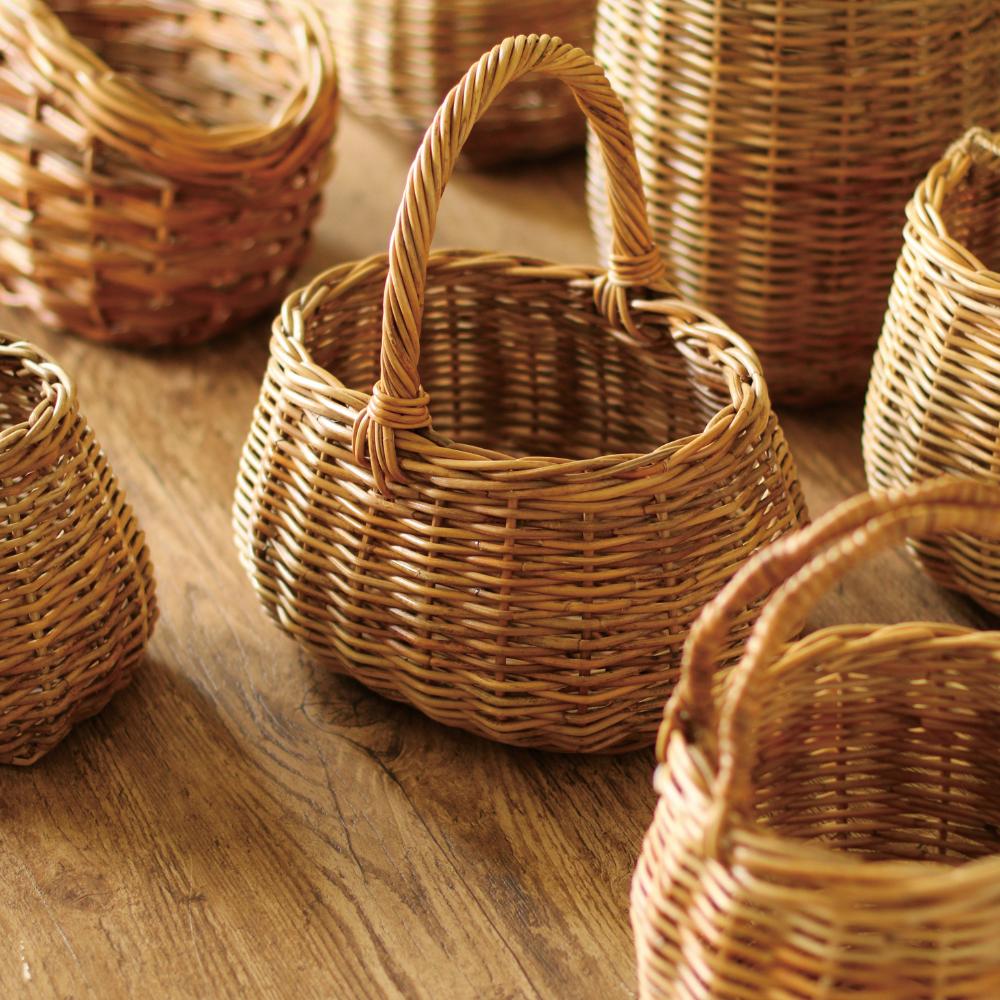 楽天市場】【 スーパーセール 】 花かご フラワーバスケット かご