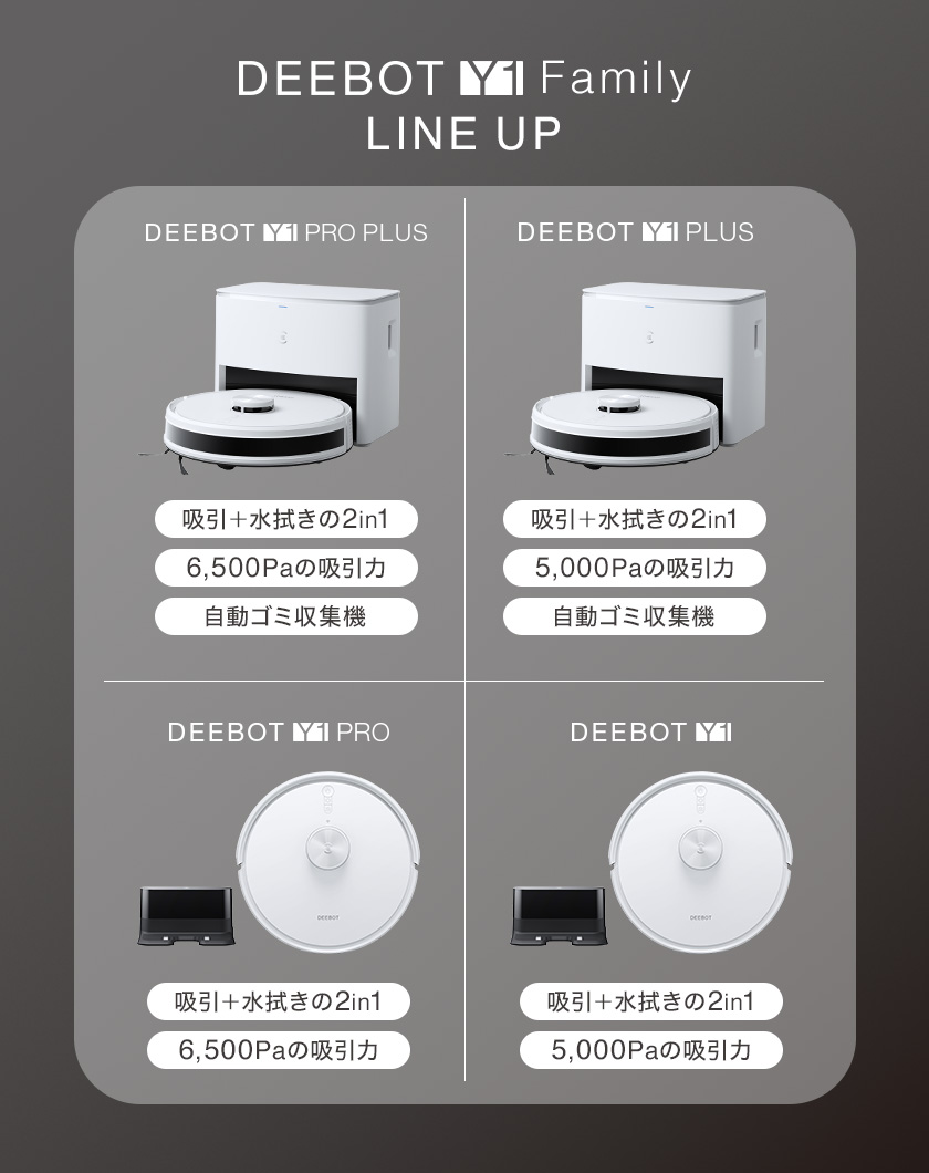 楽天市場】ロボット掃除機 DEEBOT Y1 PRO PLUS ／ Y1 PRO （吸引力