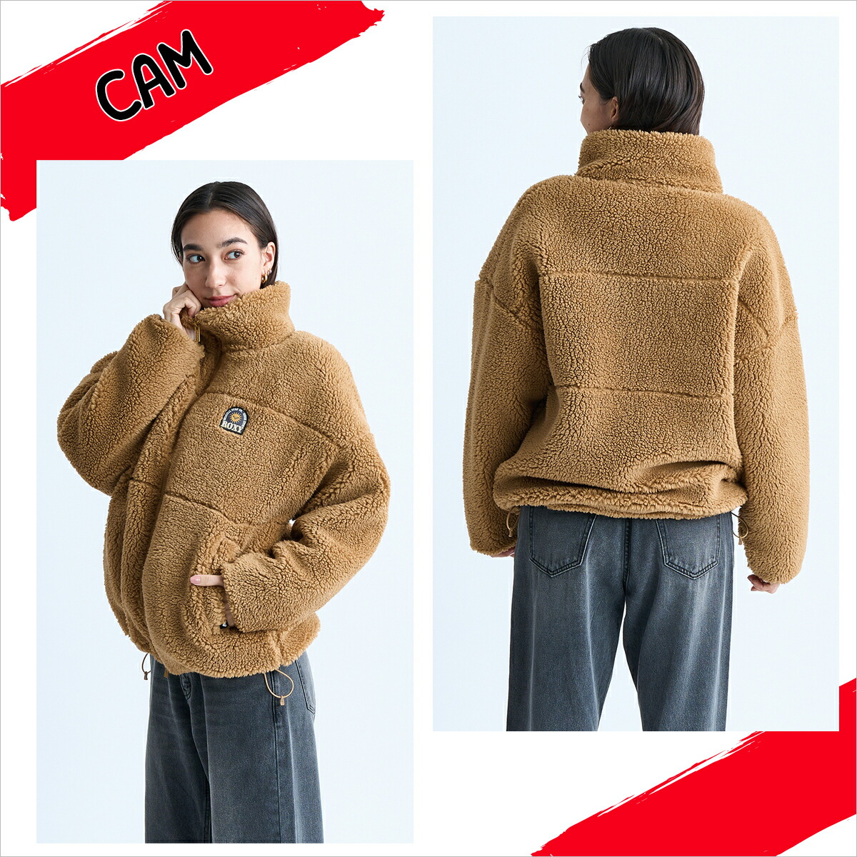 楽天市場】24 ROXY ロキシー ジャケット BETTER THAN THE SUN ボア 撥