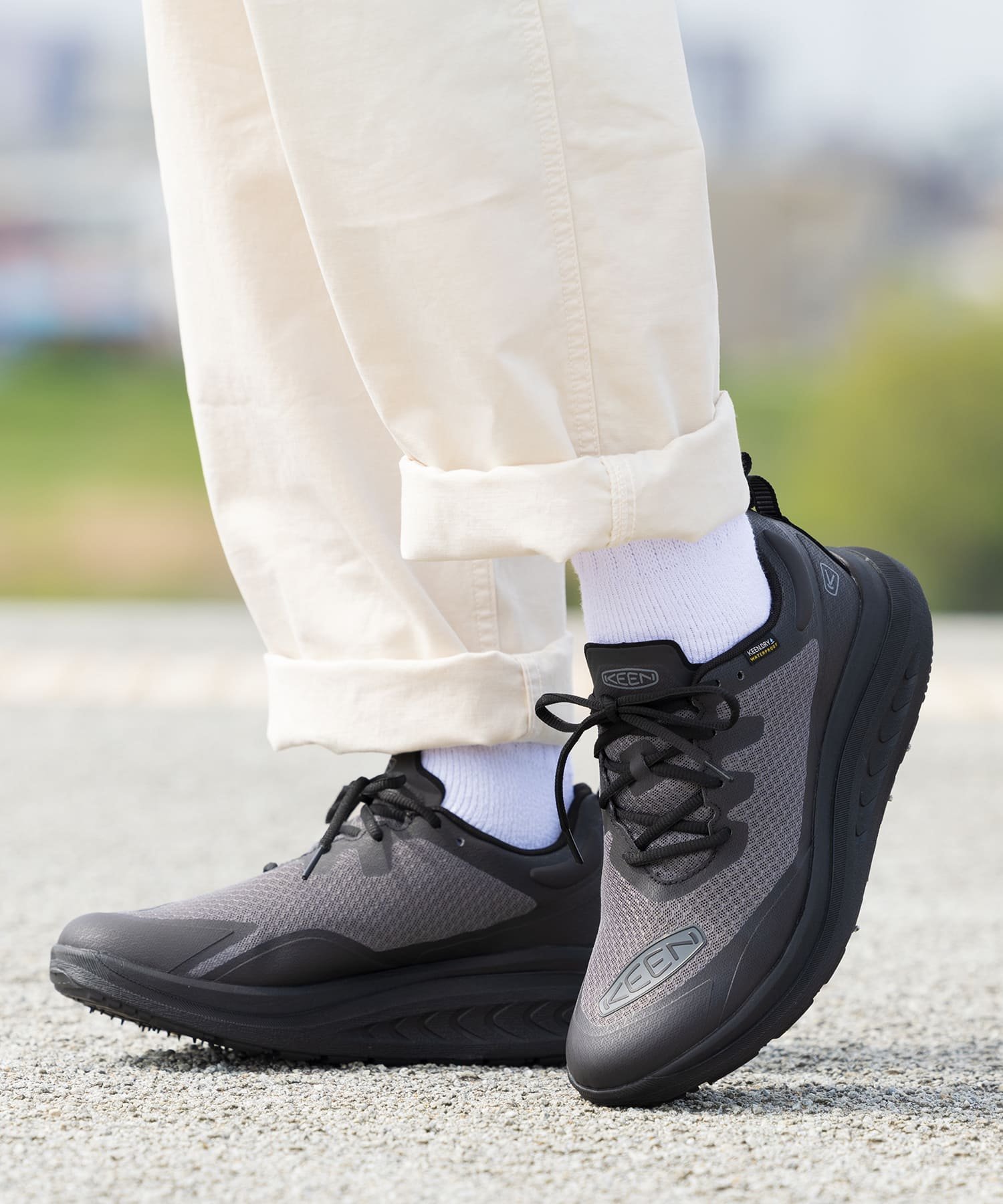 KEEN｜MEN WK400 WP メンズ ダブルケーフォーハンドレッド ウォーター