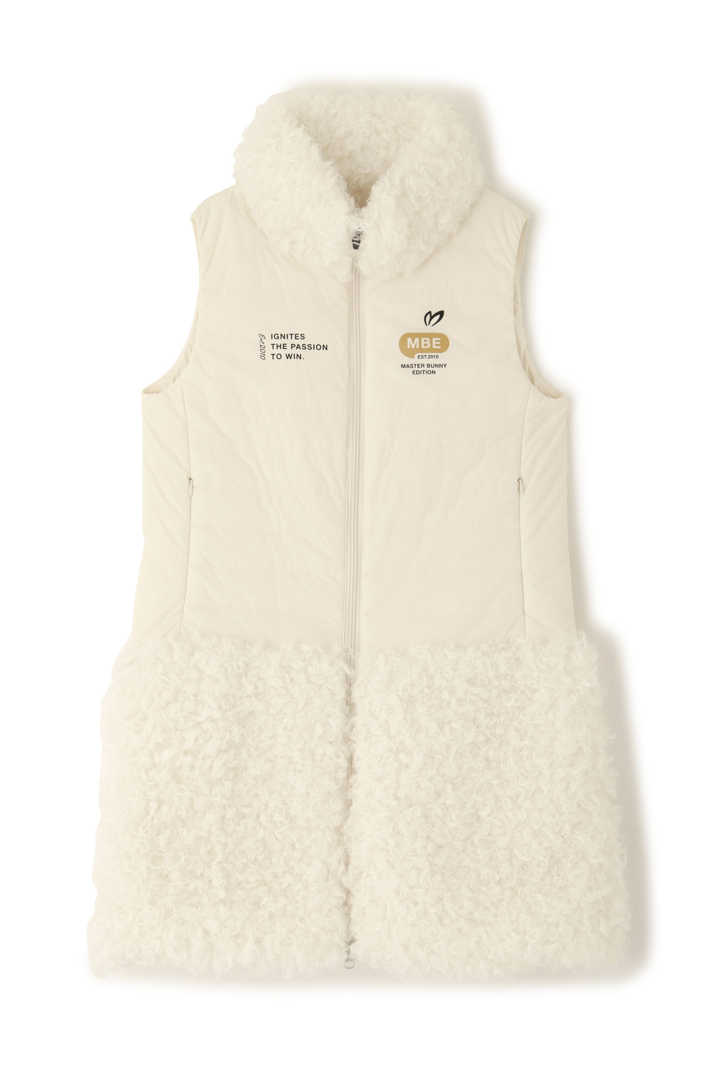 MASTER BUNNY EDITION｜中綿ナイロンタフタボア フルジップベスト
