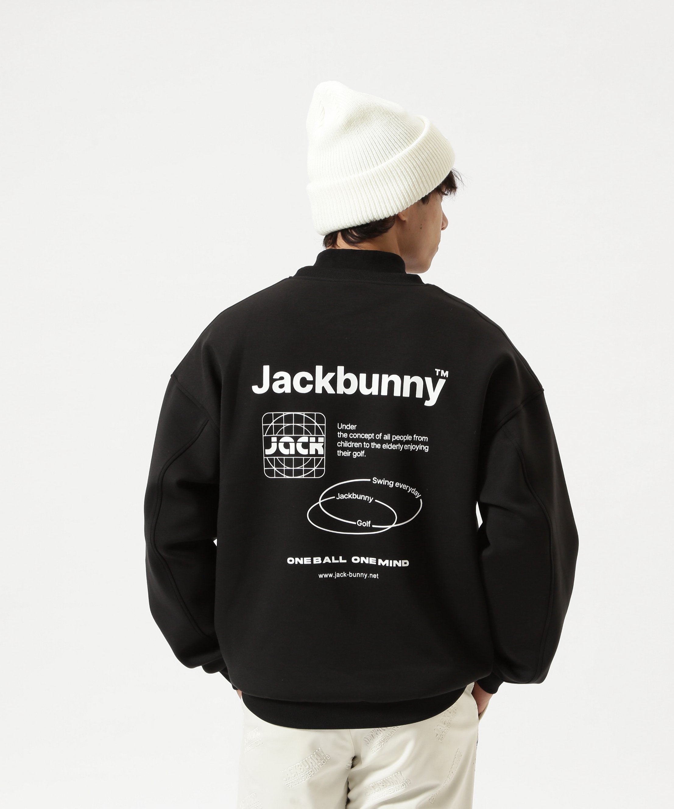 Jack Bunny!!｜オクタ裏地付きダンボール長袖スウェットプルオーバー