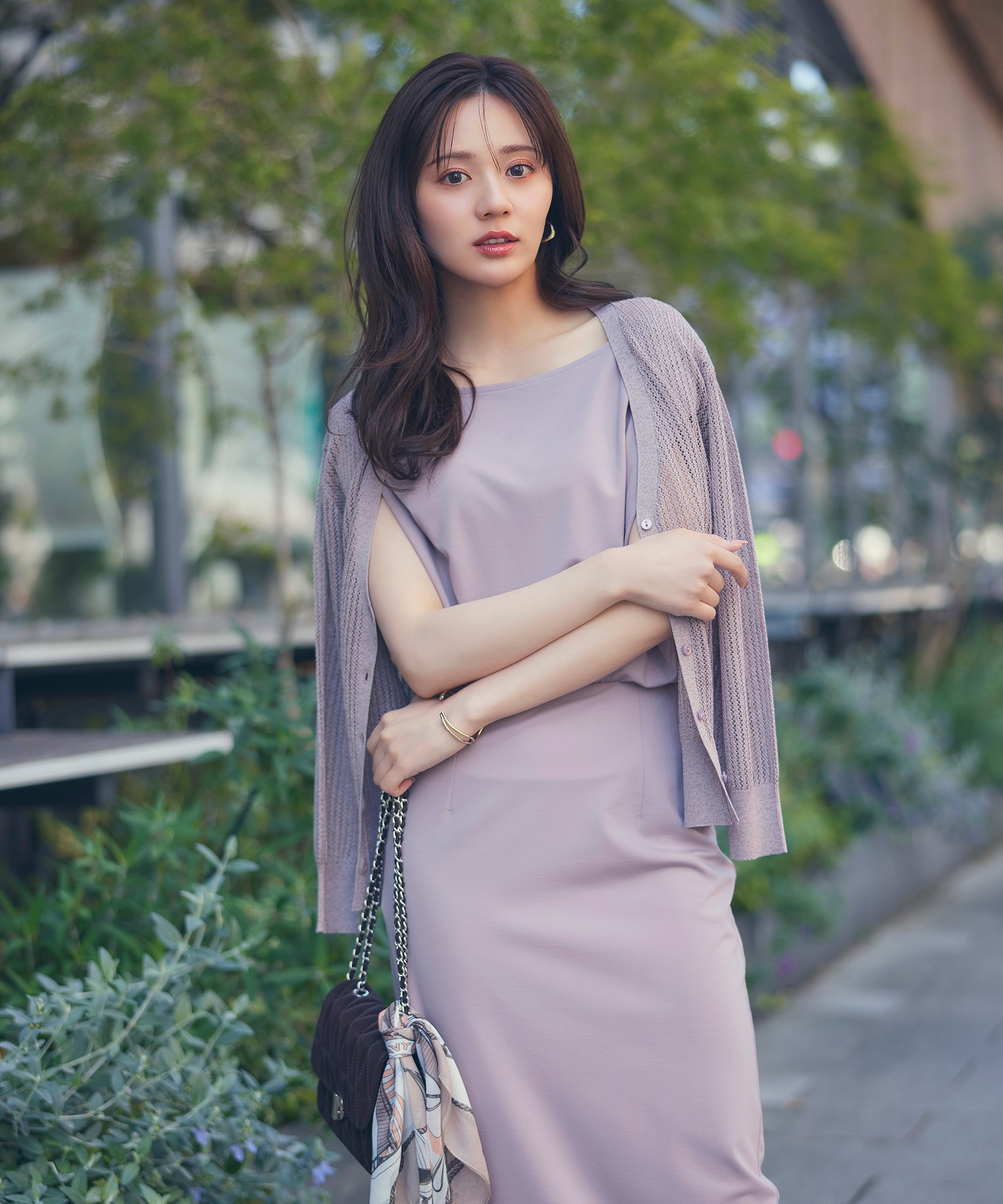 PROPORTION BODY DRESSING｜透かし編みミドルカーディガン | Rakuten