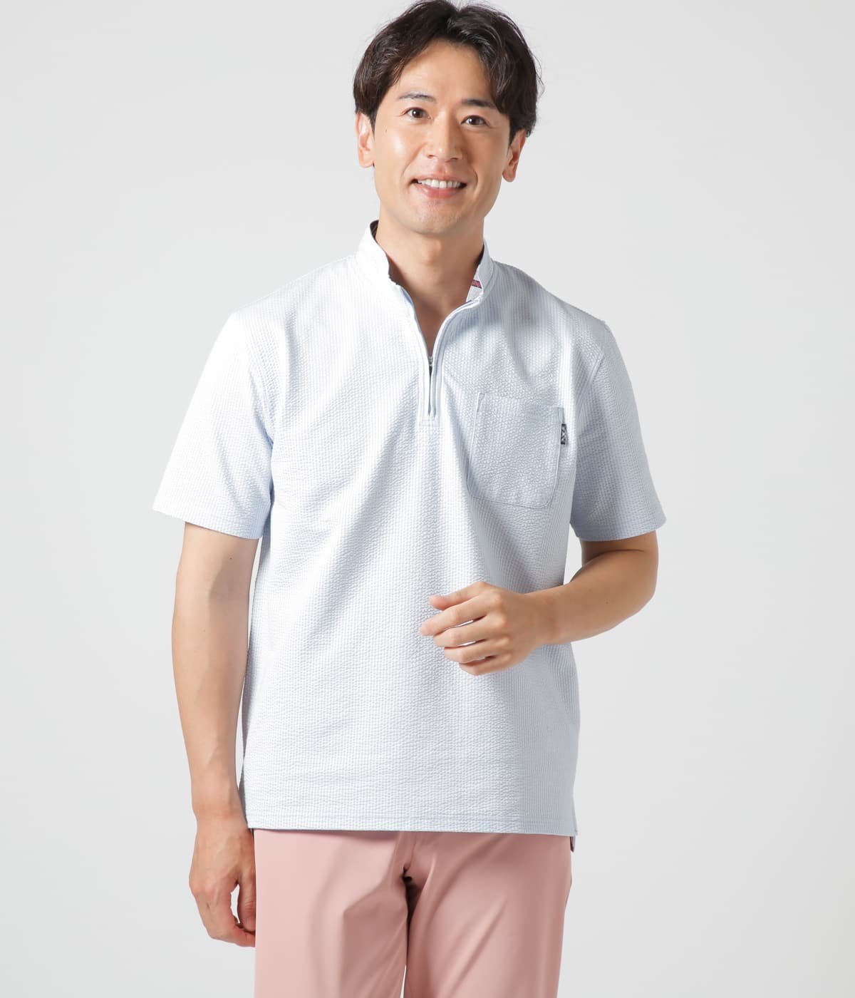 NEWYORKER｜【吸水速乾】COOL COMFORT サッカーストライプ ハーフ