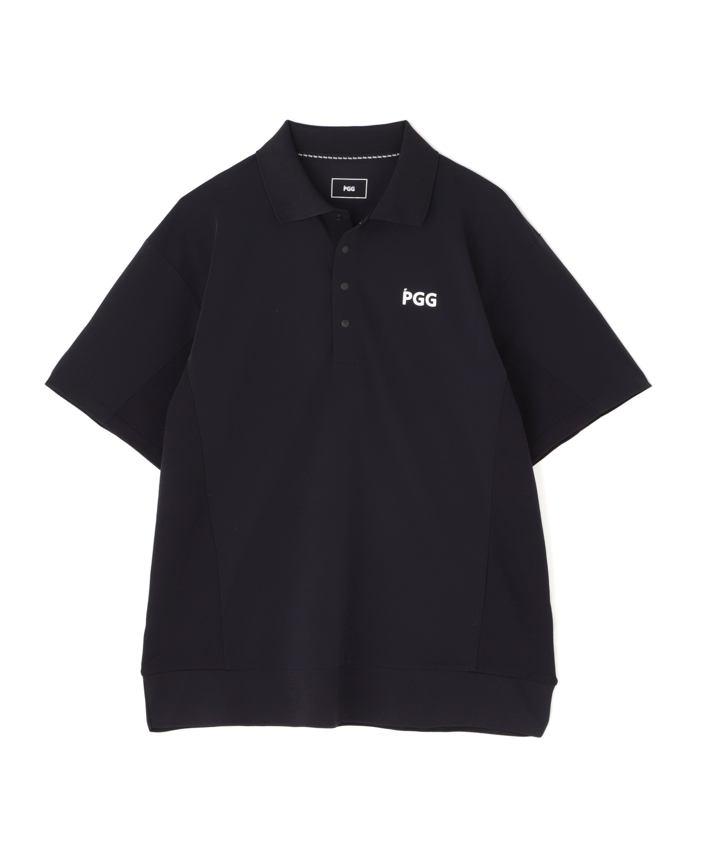 PEARLY GATES｜Nyストレッチラチネコンビ半袖ポロシャツ (MENS