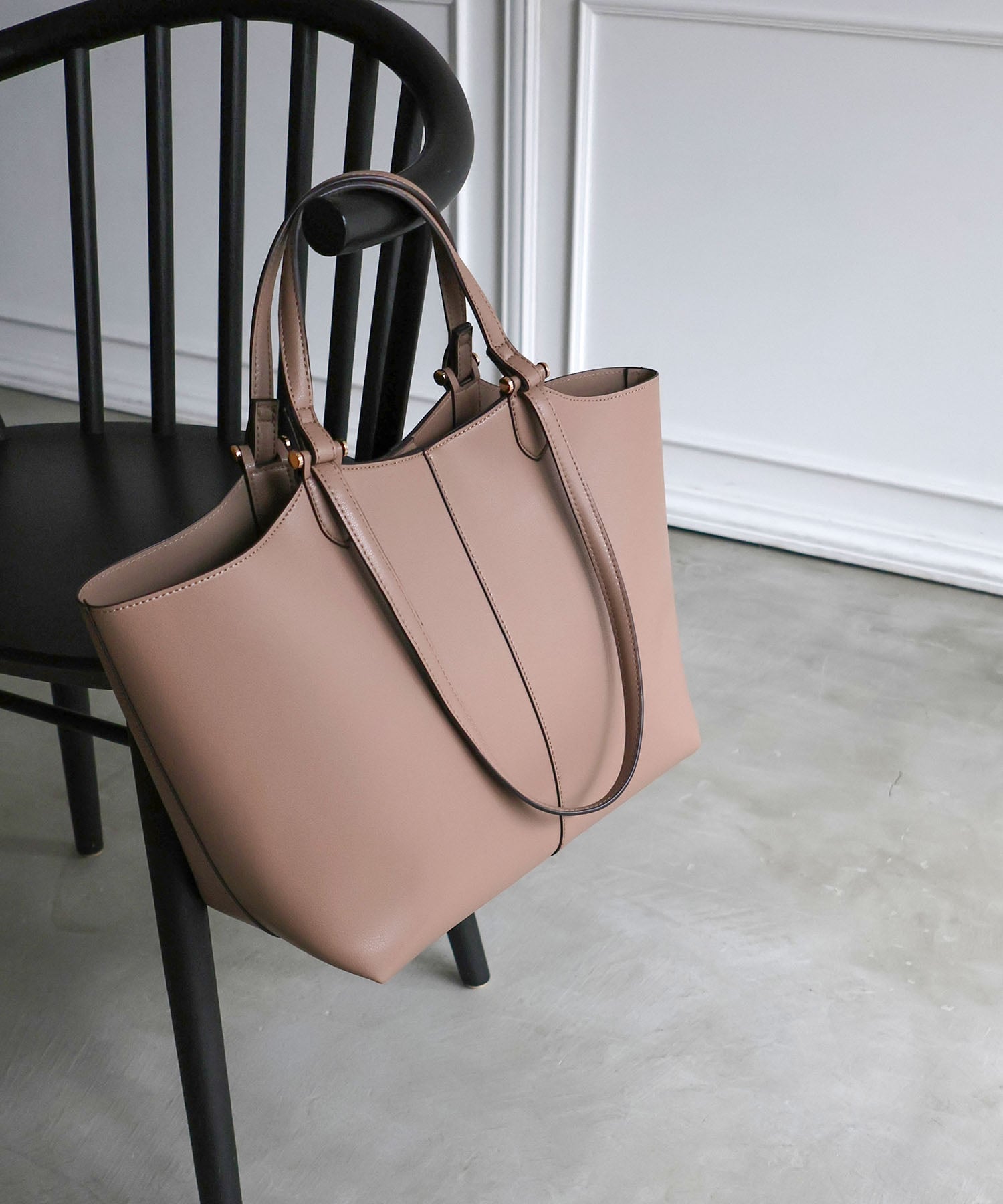 Trysil｜【シーズンレス/お仕事/軽量】LILAC / ダブルハンドルA4トート