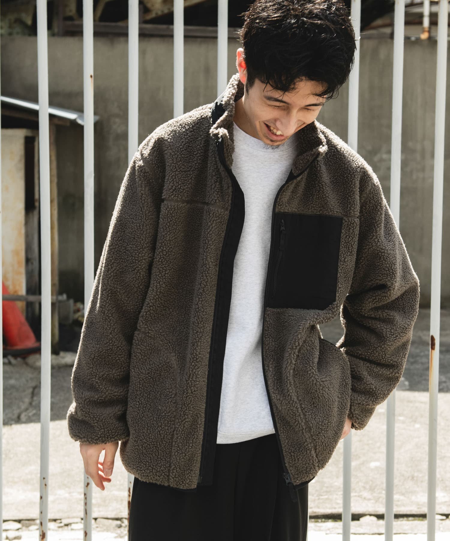 URBAN RESEARCH DOORS｜URD防風ボアジップブルゾン | Rakuten Fashion