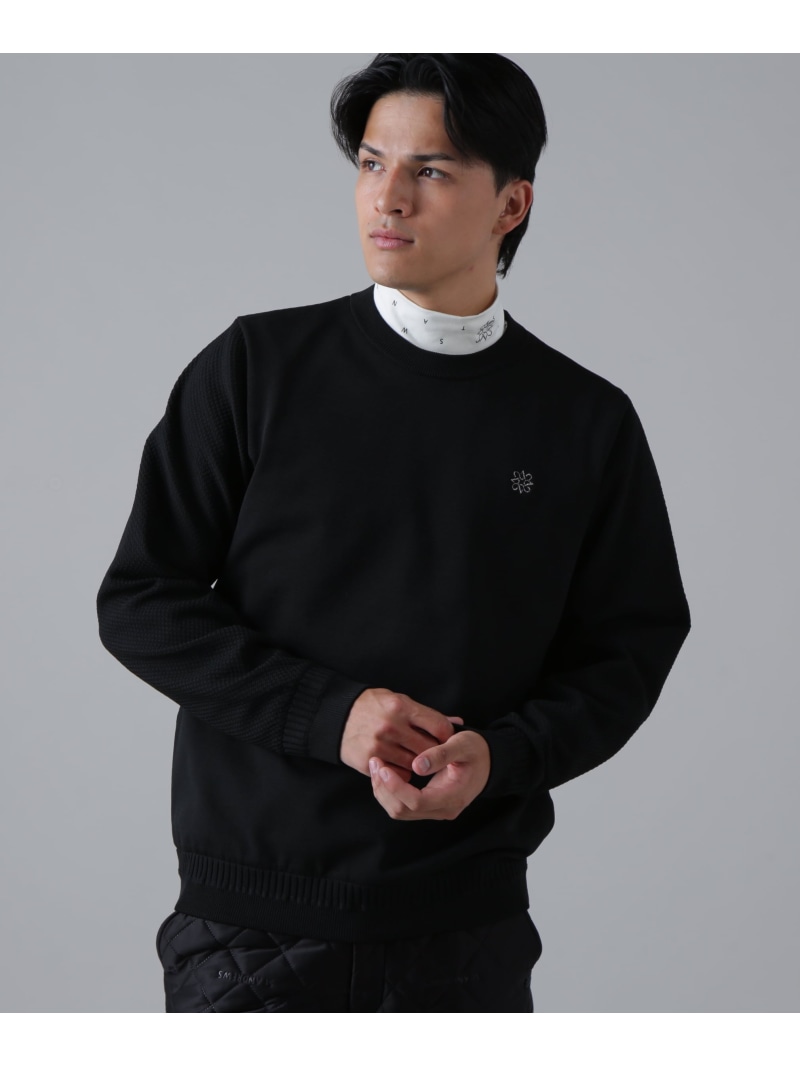 楽天市場】St ANDREWS 12G天竺×リンクス裏地付きクルーネックニット