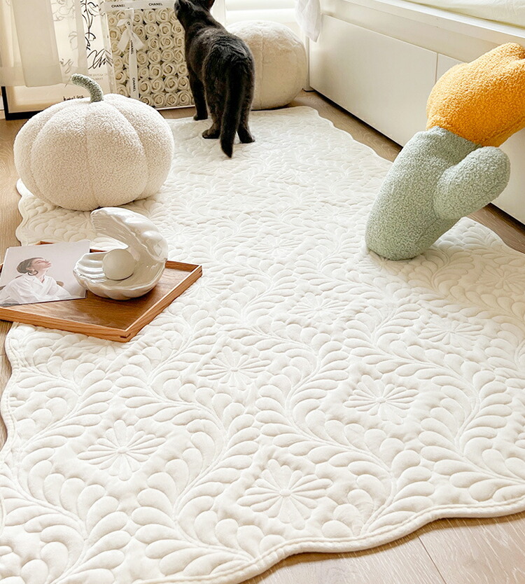 楽天市場】ラグマット ラグ キルティング キルト マット 北欧 滑り止め