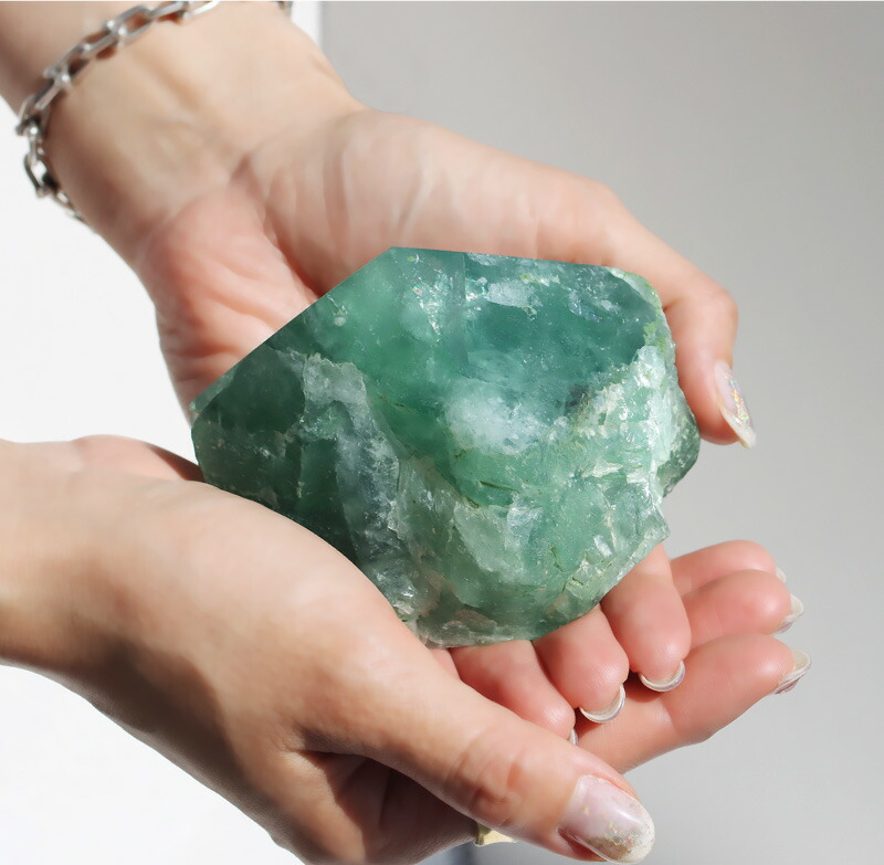 楽天市場】フローライト 原石 インテリア ポイント ストーン 置物