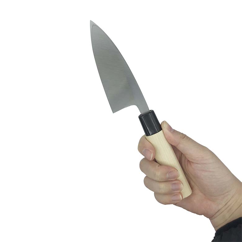 楽天市場】守勝 #230216 小出刃包丁(Y-105) 刃渡り105mm 片刃 日本鋼