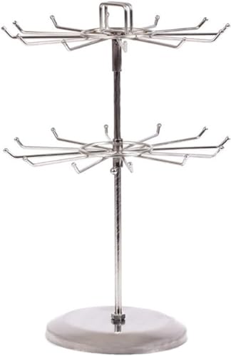 楽天市場】回転式 ジュエリースタンド アクセサリースタンド