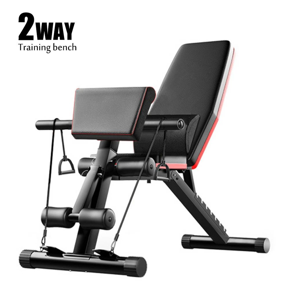 楽天市場】6WAYトレーニングベンチ アジャスタブルベンチ 背もたれ7