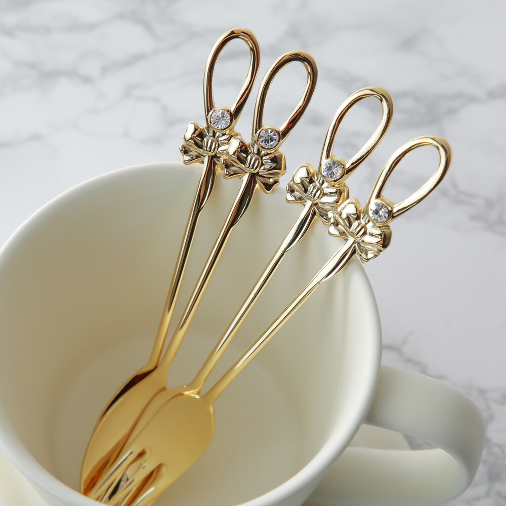 楽天市場】【メール便は送料無料】 ダイヤリボン コーヒースプーン