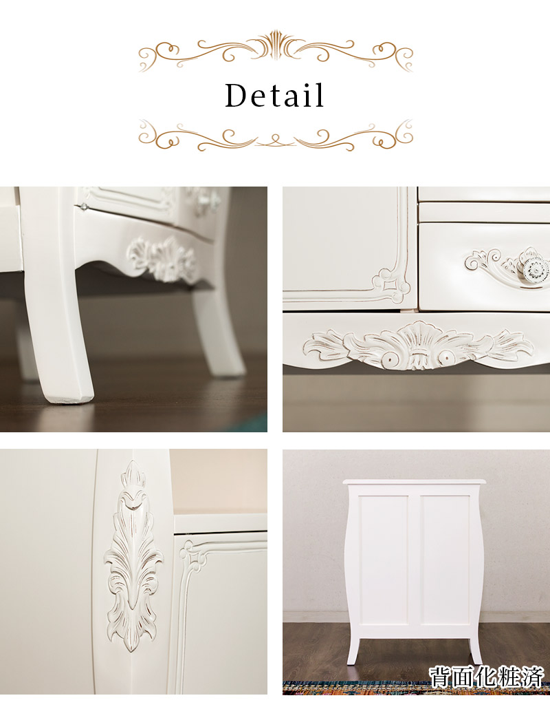 楽天市場】電話台 ヨーロピアン 幅60cm アンティーク風 猫脚 ネコ脚 姫