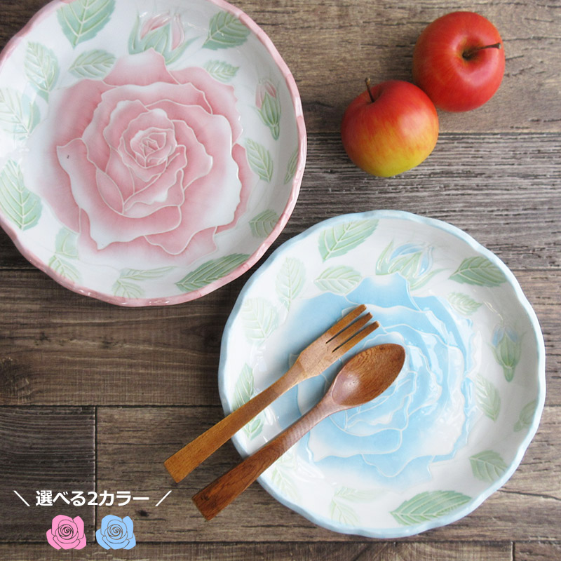 楽天市場】【アウトレット】ローズ 29.5cm パーティー皿（2色選択