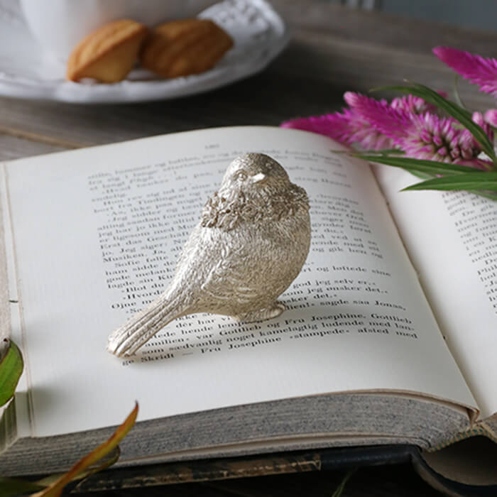 楽天市場】バード B シャンパンゴールド // 鳥 置物 置き物 飾り 装飾